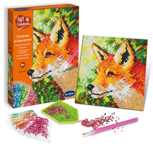 Kreatives Set mit Diamanten – Fuchs