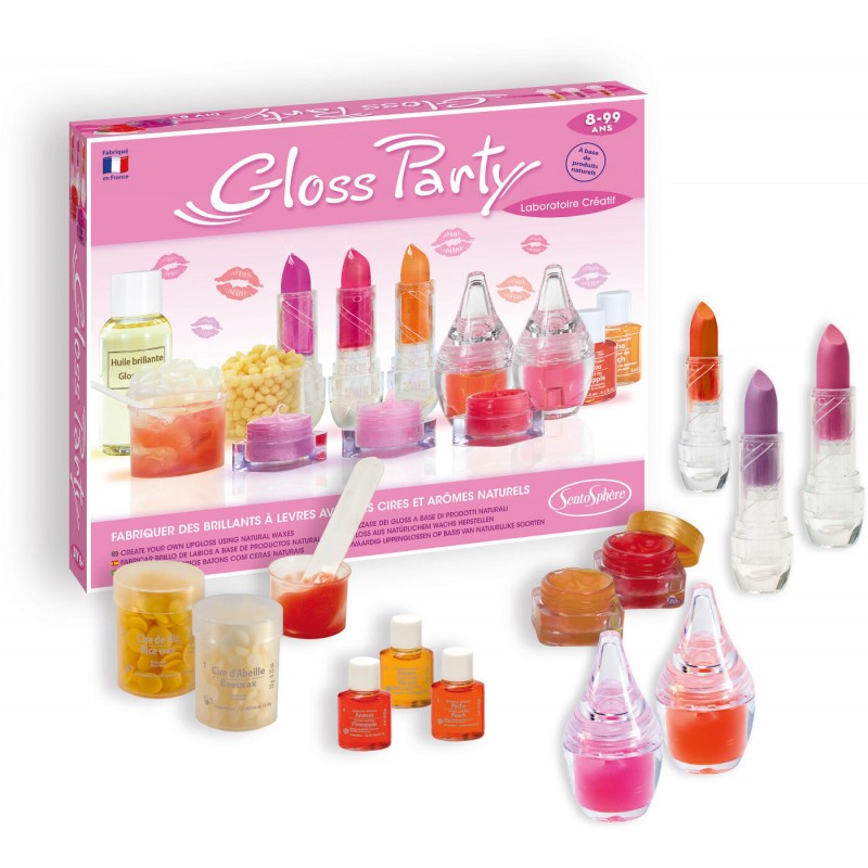 Kosmetik-Set – Gloss Party, Lippenpflege selbst herstellen