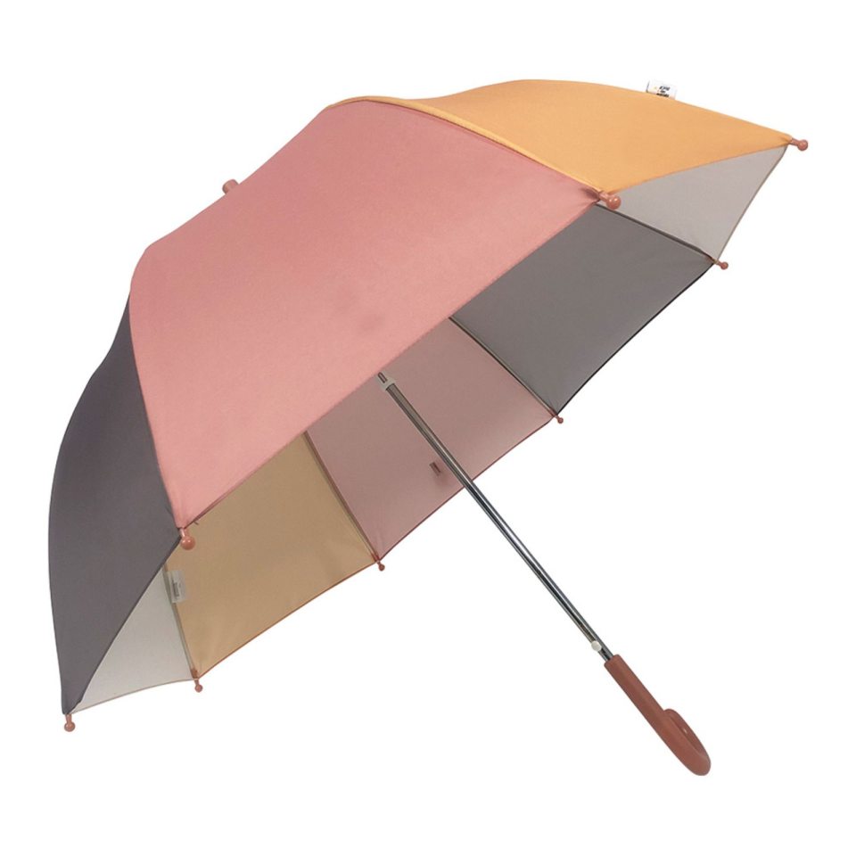 Großer automatischer Regenschirm – Blush Rose
