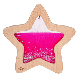 Sensorischer Stern – Leuchtet im Dunkeln, rosa - Tublu.de
