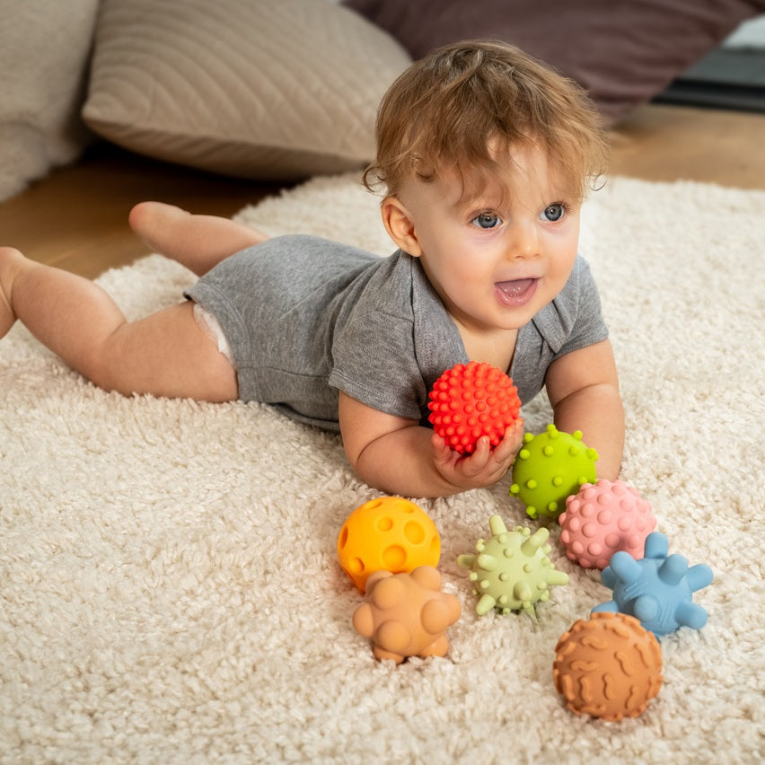 Sensorik-Bälle 8 Stück Pastell ohne Loch