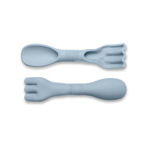 Harke und Schaufel 2in1 – Hellblau - Tublu.de