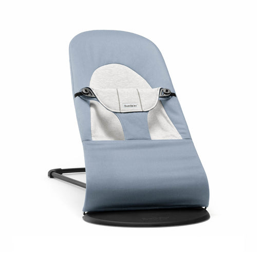 Babywippe BALANCE SOFT WOVEN/JERSEY – Blau/Grau