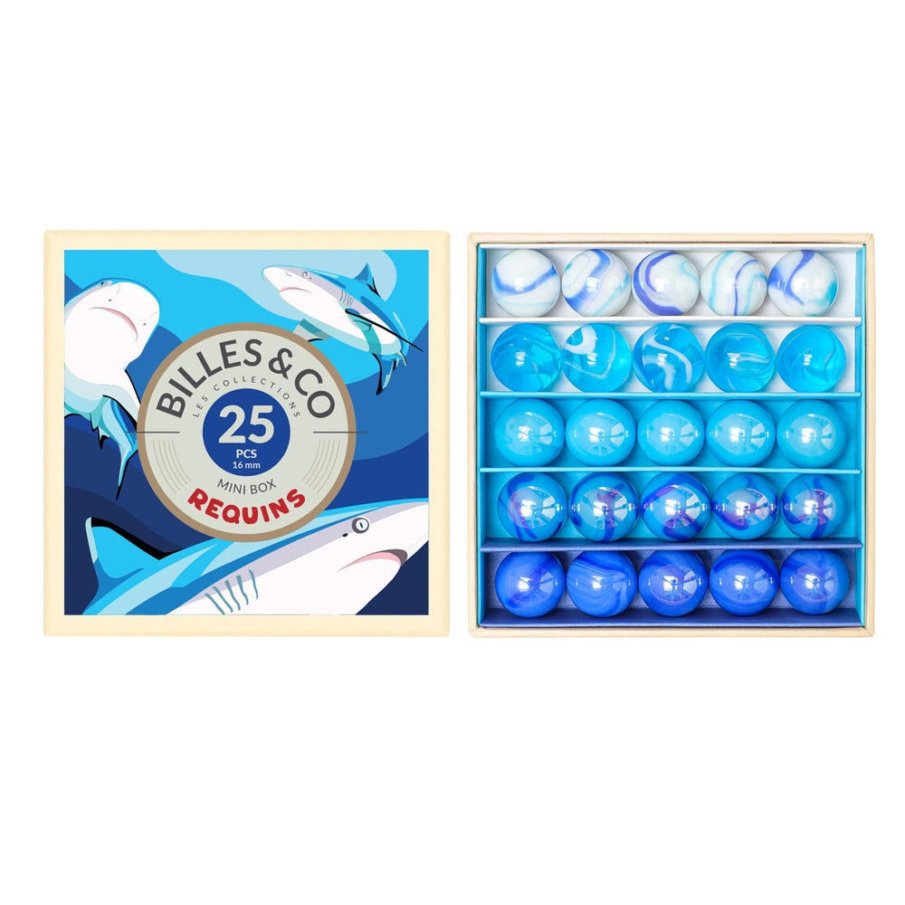 Glasperlen – Haie 25 Stück