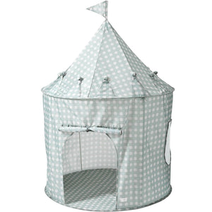 Kinderspielzelt Recycled - Gingham Blue