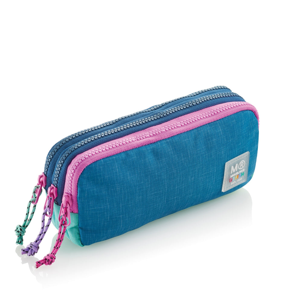 Dreifach-Federmäppchen – Rider Purple