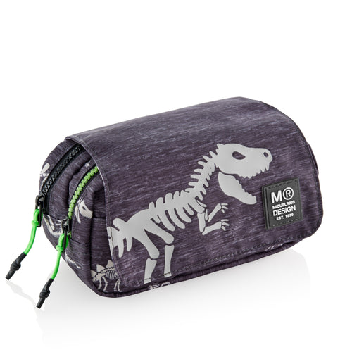 Federmäppchen mit Klappe – Im Dunkeln leuchtender Dinosaurier