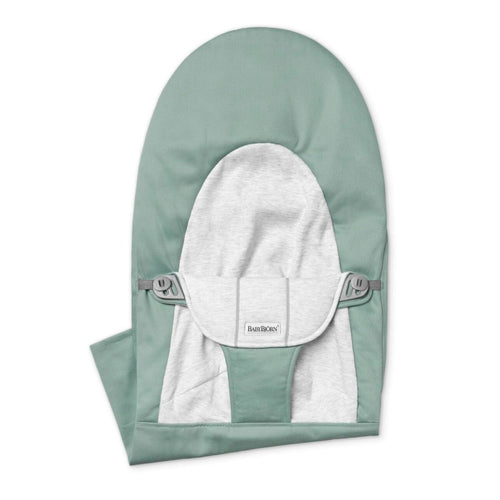 Zusätzlicher Stoffsitz für Babywippe Soft Woven/Jersey – Hellgrau/Grau