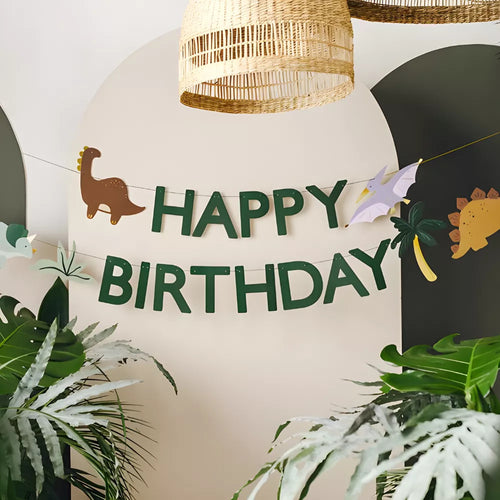 Bannergirlande – Dino 3 m