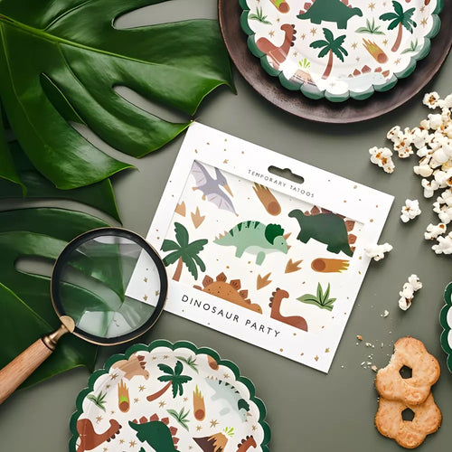 Abwaschbare Tattoos – Dinosaurier