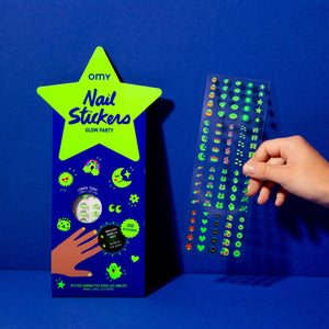 Nagelsticker – Glow Party 200 Stück - Tublu.de