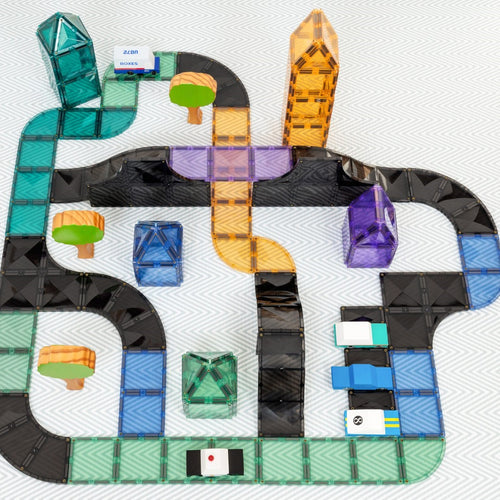 Magnetbausteine - Rampen & Kreuzungen Pack 16 Teile - Tublu.de