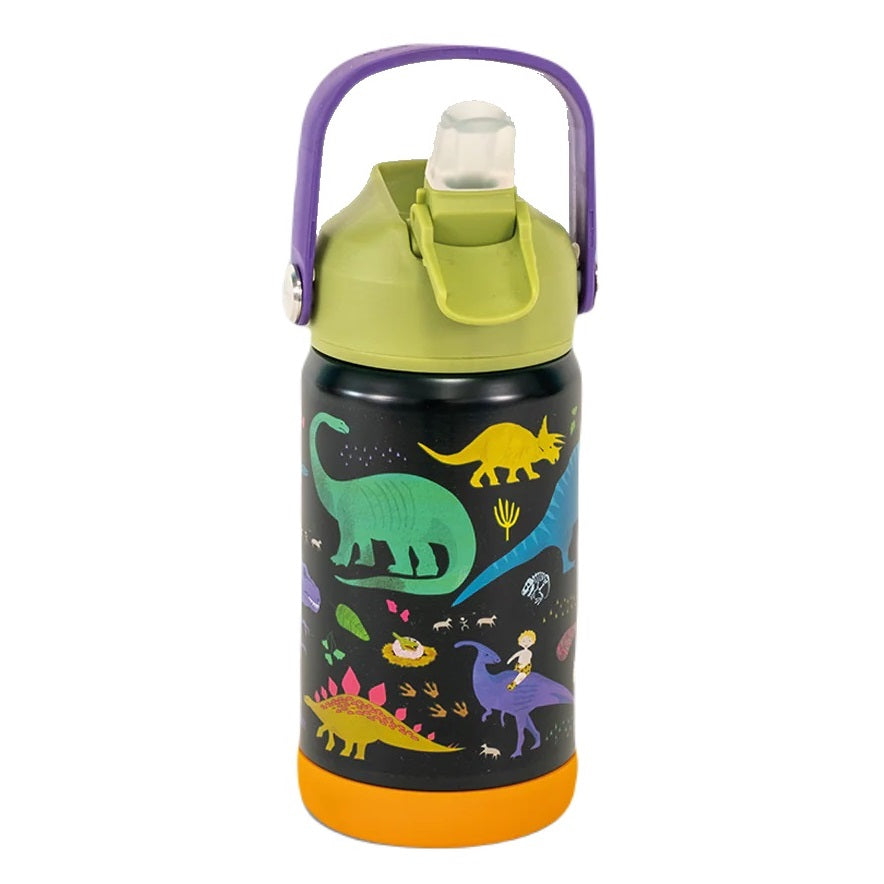 Stahlflasche, 400 ml bidon - Dinosaurier - Tublu.de