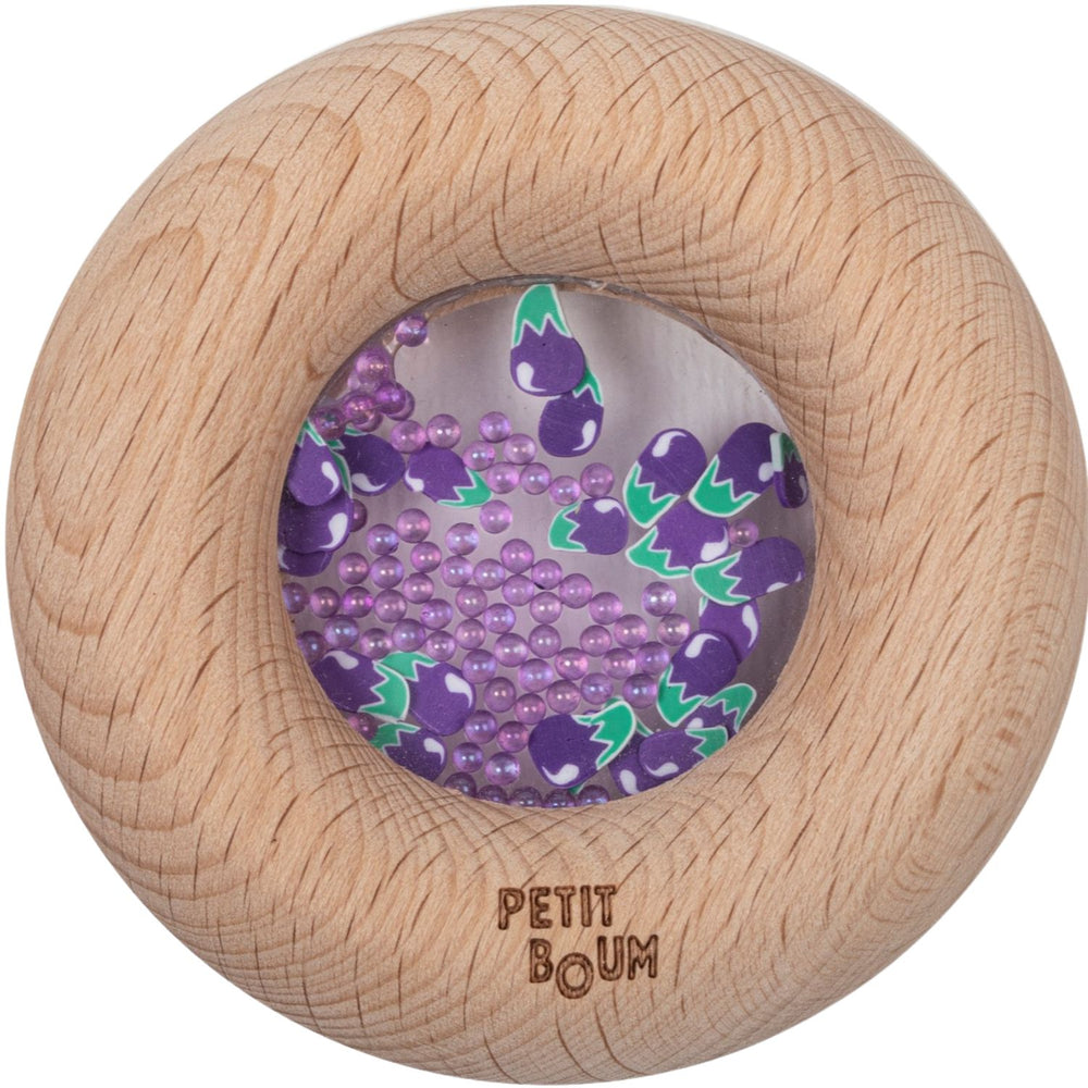 Sensorische Rassel – Aubergine - Tublu.de