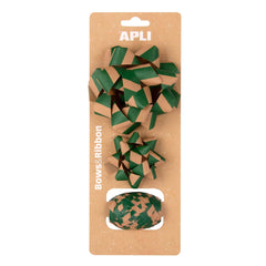 Weihnachtsrosetten und Dekoband – Grün - Tublu.de