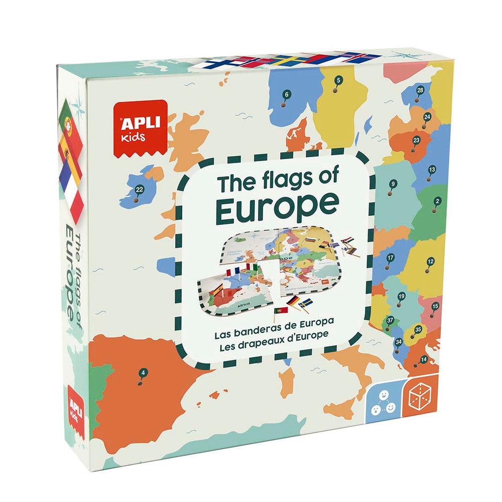 Puzzle mit Lernspiel – Flaggen Europas 5+ - Tublu.de
