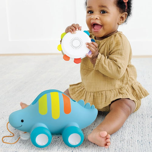 3-in-1-Ziehspielzeug – Musikalischer Dinosaurier