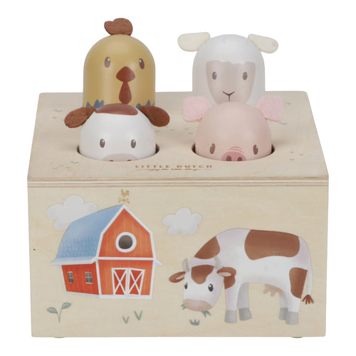 Drewniana zabawka pop-up Little Dutch - Little Farm - Tublu.de