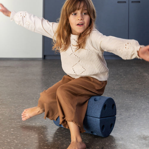 Schaumstoffroller zur Förderung der Grobmotorik – blau - Tublu.de