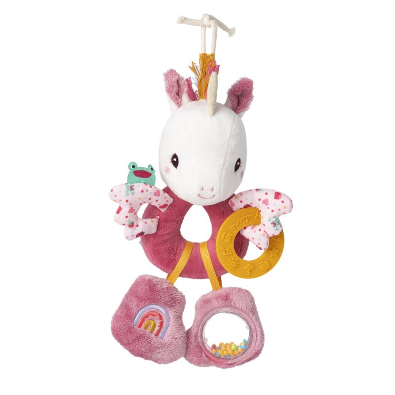 Multifunktionale Rassel – Einhorn Lena 9 m+