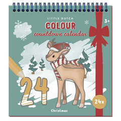 Adventskalender Malbuch – 24 Ausmalseiten mit Weihnachtsmotiven