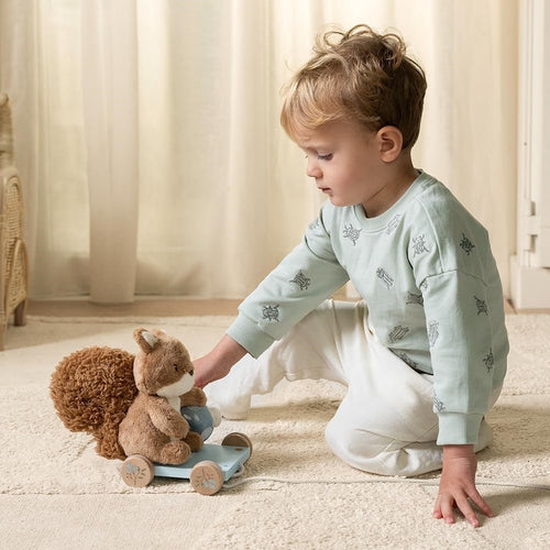 Eichhörnchen mit Rollen zum Ziehen – Forest Friends - Tublu.de