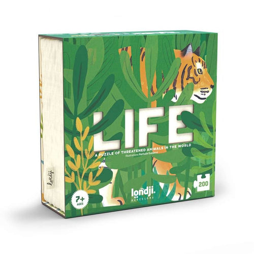 Puzzle Life – Gefährdete Tierarten, 200 Teile - Tublu.de