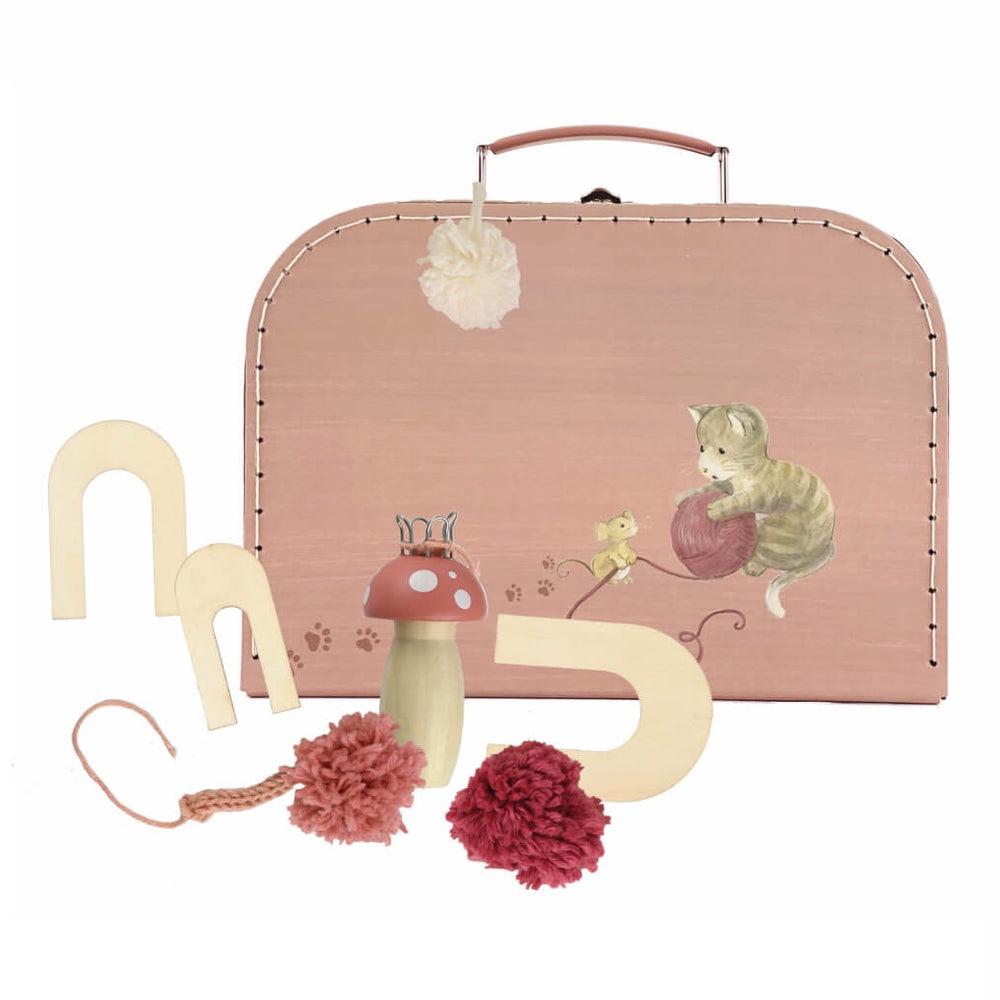 Walizka z zestawem do trykotażu dla dzieci Egmont Toys - Tublu.de