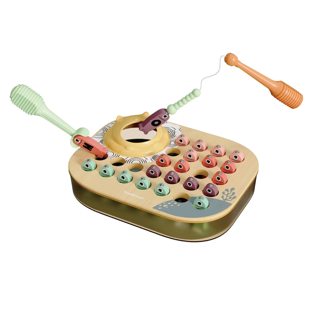 Magnetisches Geschicklichkeitsspiel – Fische fangen ABC - Tublu.de
