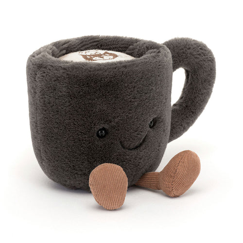 Plüsch-Tasse „Fröhliche Tasse Kaffee“ 14 cm - Tublu.de