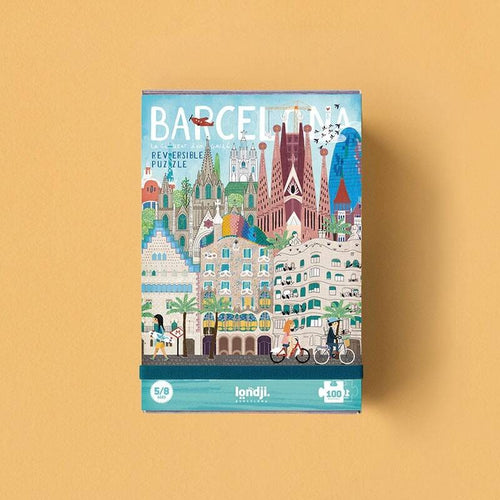 Doppelseitiges Puzzle – Barcelona 100 Teile - Tublu.de