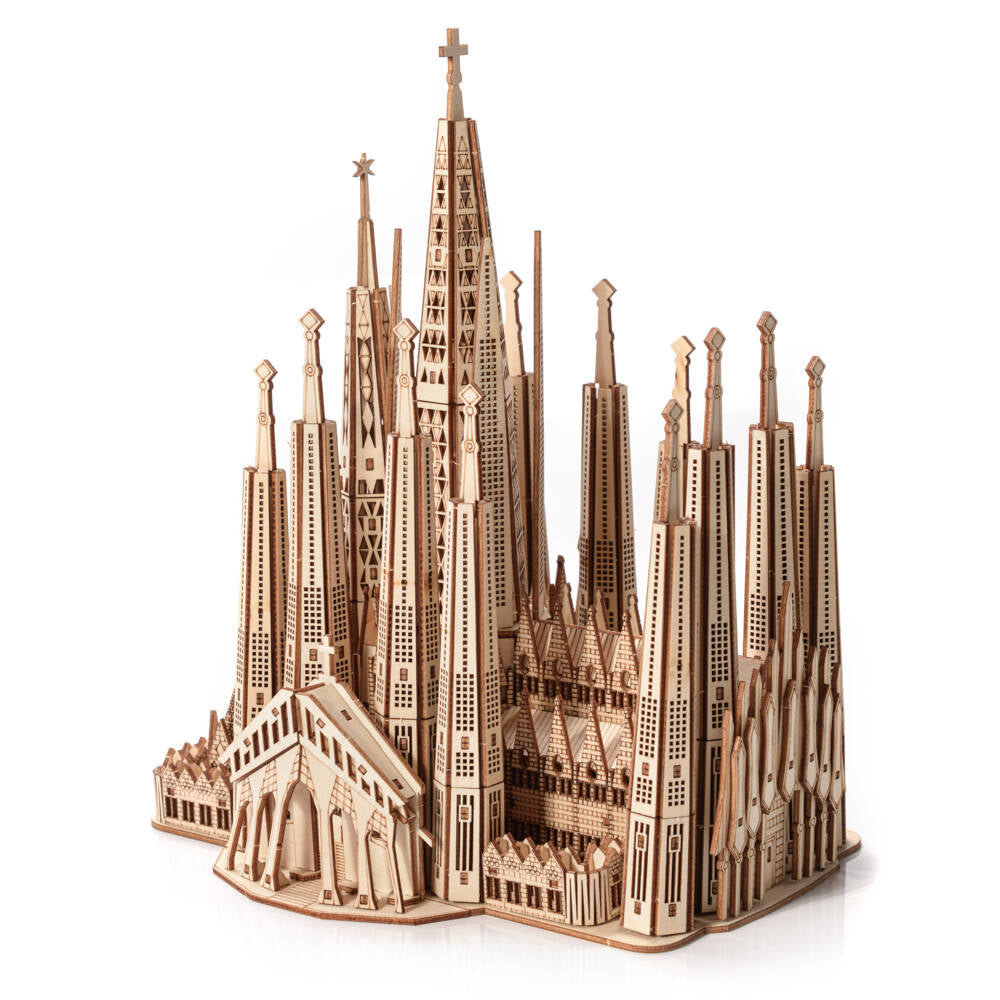 Holzpuzzle 3D-Modell – Sagrada Familia