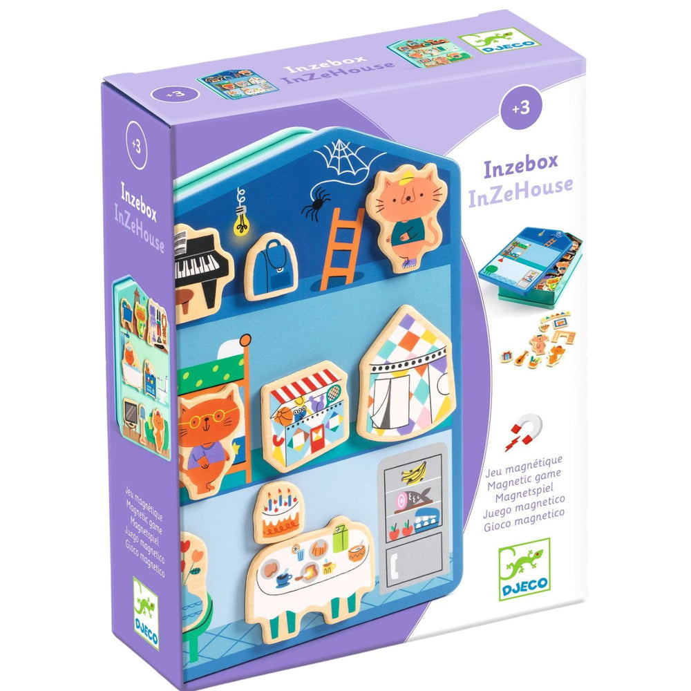 Magnetisches Puzzle – Katzenhaus - Tublu.de