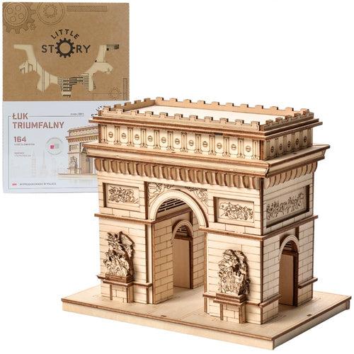Holzpuzzle 3D-Modell – Triumphbogen