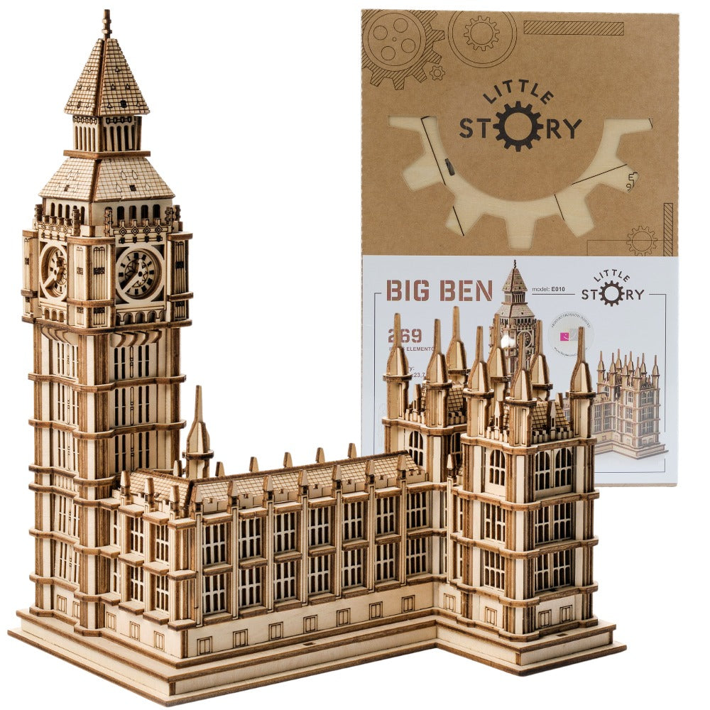 Holzpuzzle 3D-Modell – Big Ben
