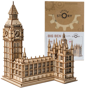 Holzpuzzle 3D-Modell – Big Ben