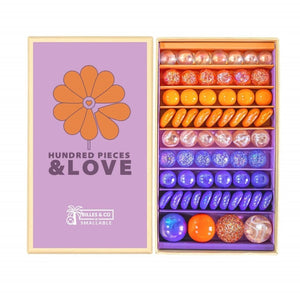 Glasperlen – Hundred Pieces and Love, 61 Stück