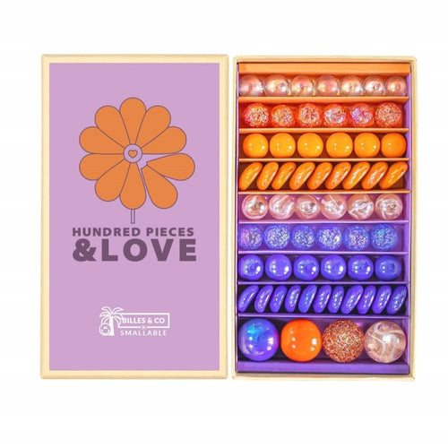 Glasperlen – Hundred Pieces and Love, 61 Stück