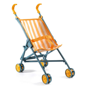 Kinderwagen für Pomea-Puppen  - Gelb - Tublu.de