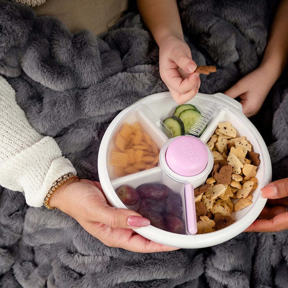Großer Snackbehälter Snack Spinner - Taro Purple
