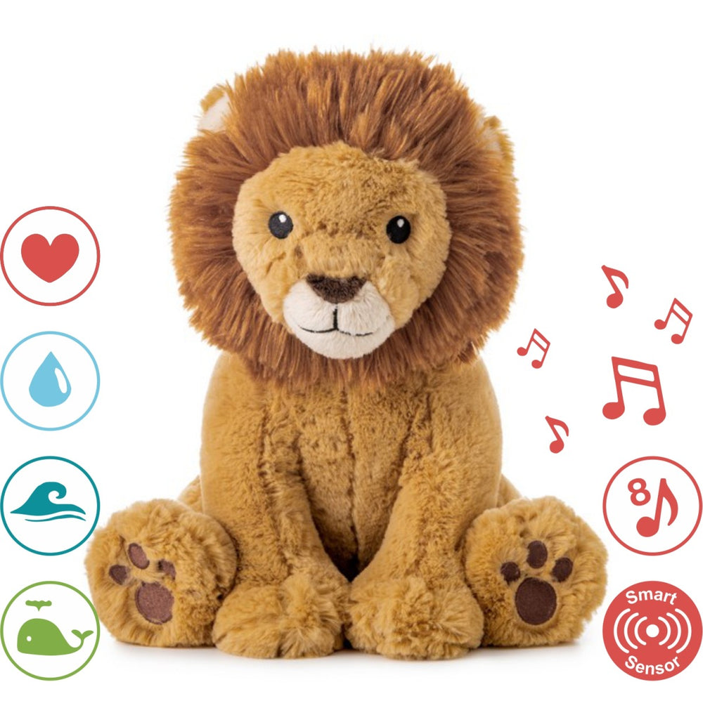 Noisy Louis Lion™ mit Geräuschsensor und Spieluhr - Löwe - Tublu.de
