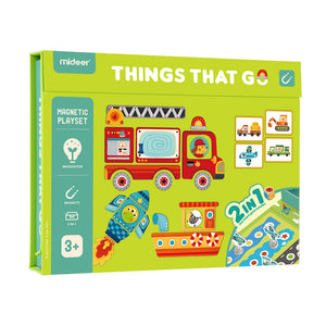 Magnetisches Puzzle und Spiel 2in1 – Fahrzeuge - Tublu.de