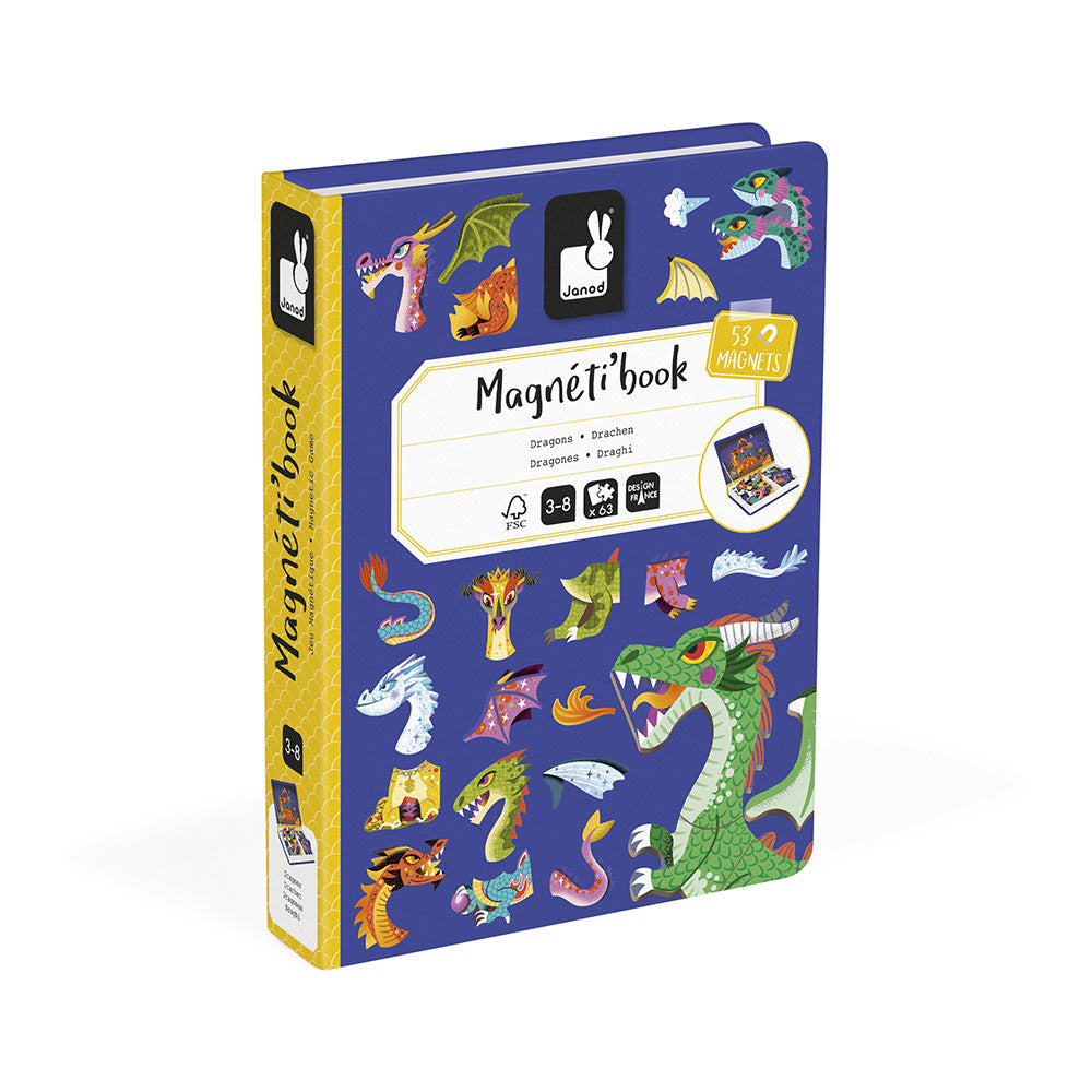 Magnetisches Puzzle Magnetibook – Drachen - Tublu.de