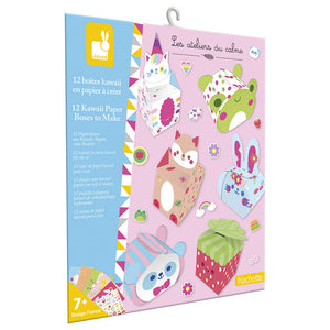 Kreativset 12 Kawaii-Papierboxen zum Selberbasteln 7+ - Tublu.de