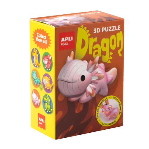 3D-Puzzle Drachen – Rosa - Tublu.de