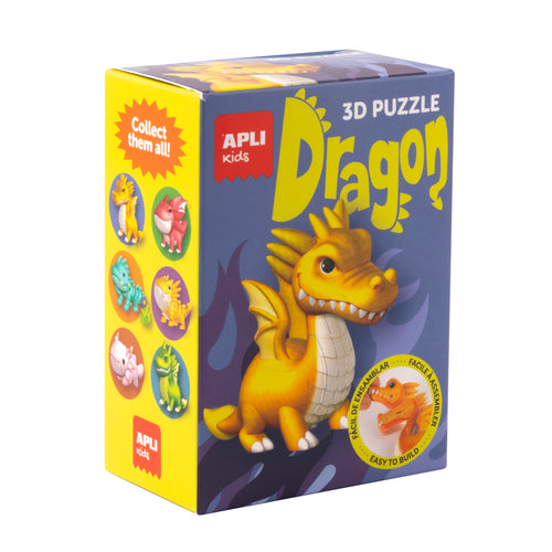 3D-Puzzle Drachen – Gelb - Tublu.de
