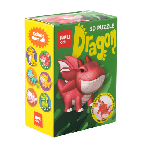 3D-Puzzle Drachen – Rot - Tublu.de