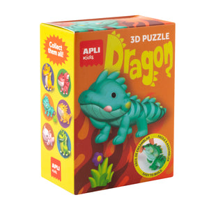 3D-Puzzle Drachen – Türkis - Tublu.de