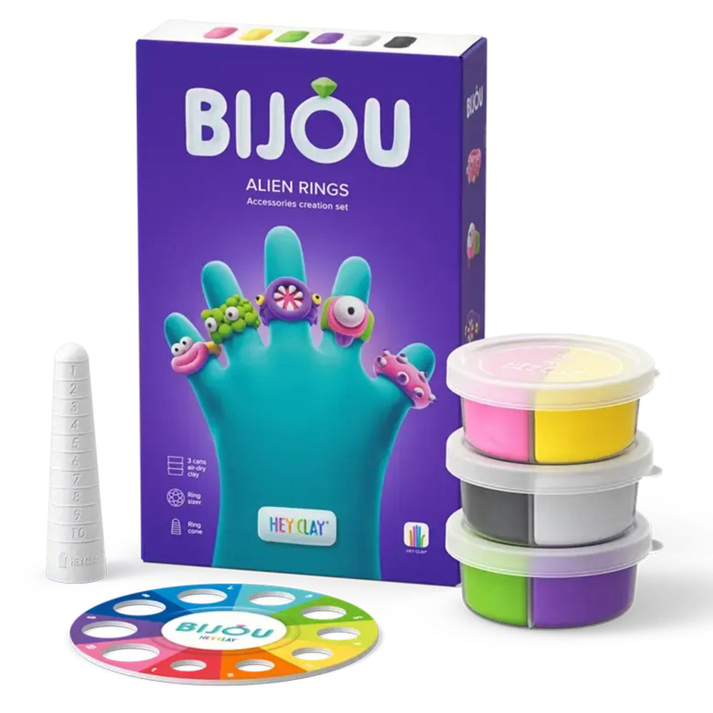 Modelliermasse Bijou – Alien-Ringe