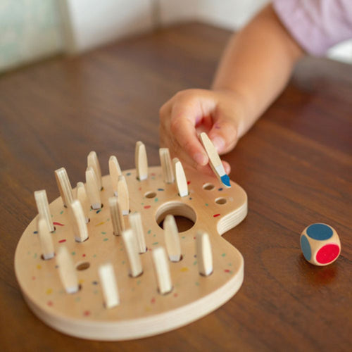 Holz-Memory-Spiel – Bunte Pinsel - Tublu.de